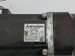 Mitsubishi Ac Servo Motor 129V 2.3A Hc-kfs43B
