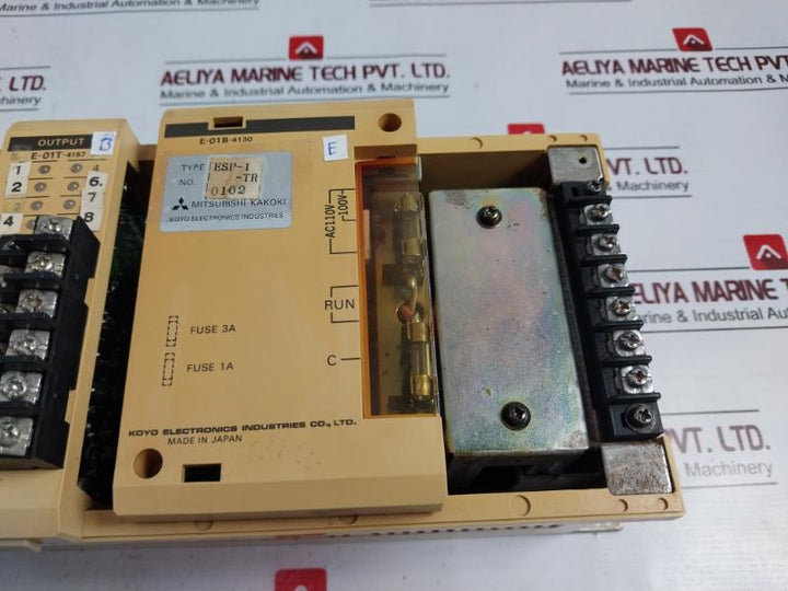 Mitsubishi Kakoki Esh-1S-tr Controller Rack Module Ac 110V / 100V