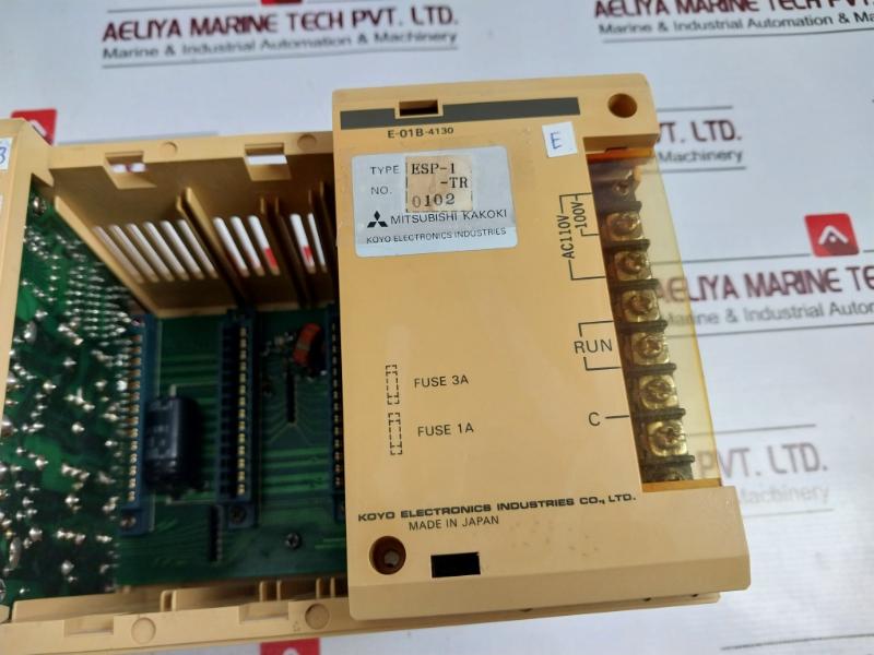 Mitsubishi Kakoki Esh-1S-tr Controller Rack Module Ac 110V / 100V