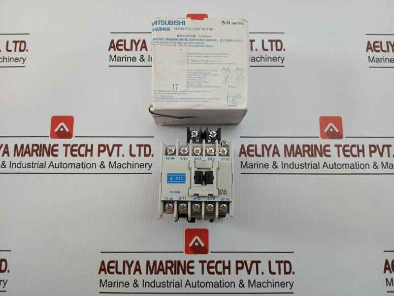 Mitsubishi Magnetic Contactor 20A Ac400V S-n12