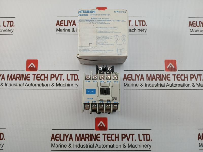 Mitsubishi Magnetic Contactor 20A Ac400V S-n12