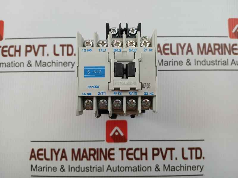 Mitsubishi Magnetic Contactor 20A Ac400V S-n12