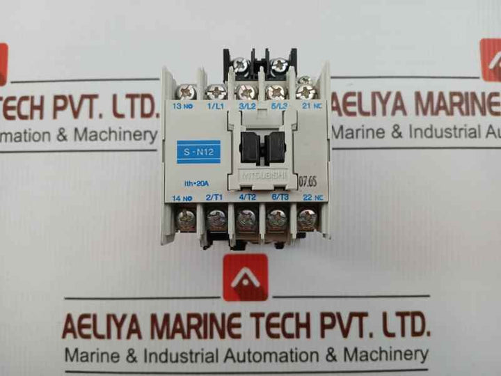 Mitsubishi Magnetic Contactor 20A Ac400V S-n12