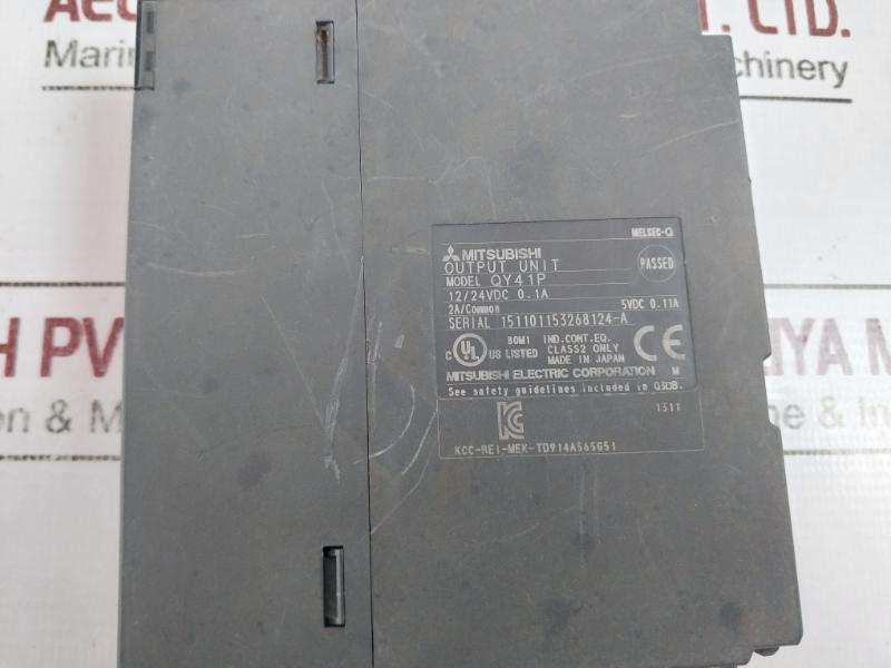 Mitsubishi Melsec-q Qy41P Output Unit Module 12/24Vdc 0.1A 5Vdc 0.11A