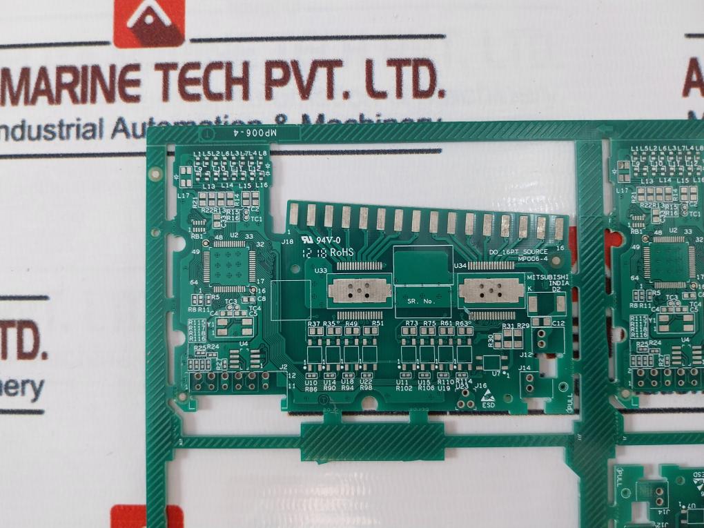 Mitsubishi Mp006-4 Printed Circuit Board 94V