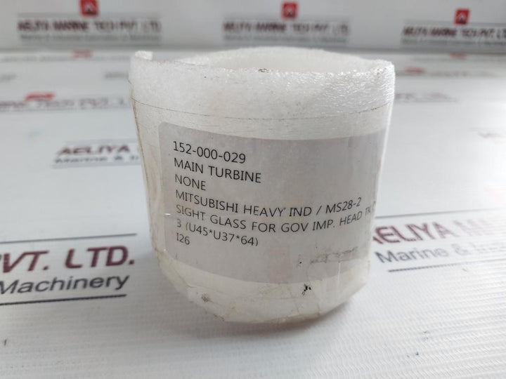 Mitsubishi Ms28-2 Sight Glass For Gov Imp. Head Tk O-flow