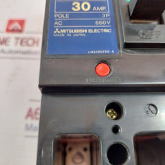 Mitsubishi Nf100-sh No-fuse Breaker 3 Pole, 30 Amp 660V Nk 86T205