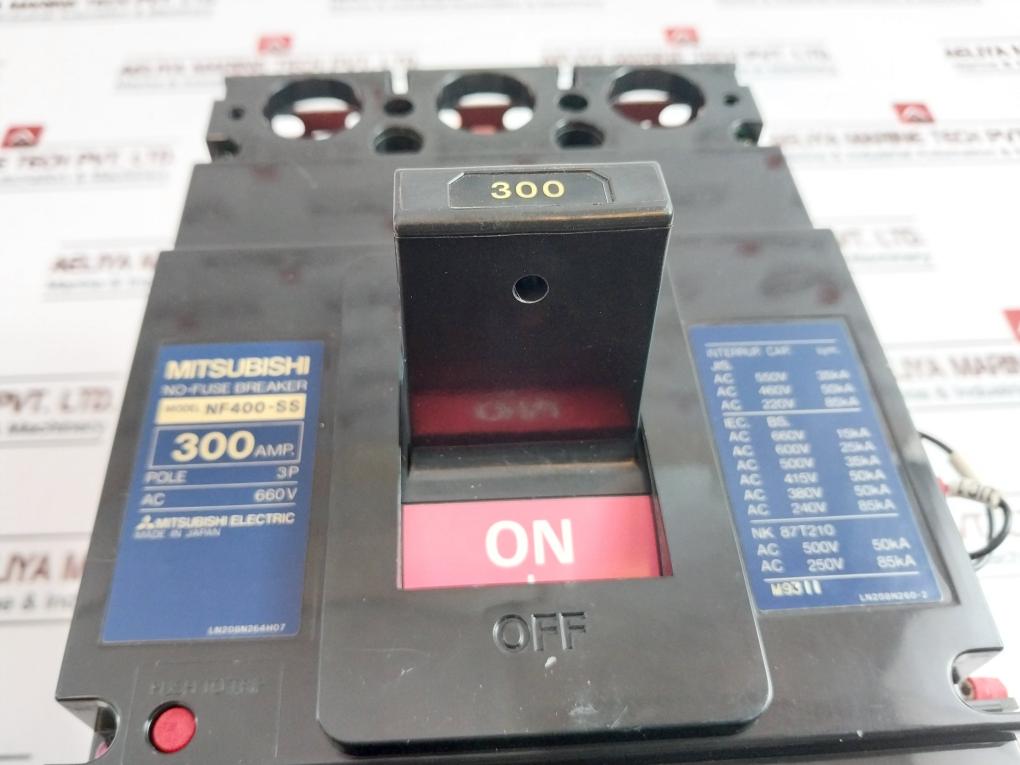 Mitsubishi Nf400-ss No-fuse Circuit Breaker Ac 660V