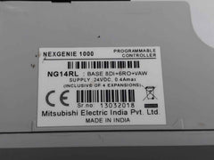 Mitsubishi Ng14rl Programmable Controller 24vdc, 0.4a Max Base 8 Di+6ro+vaw