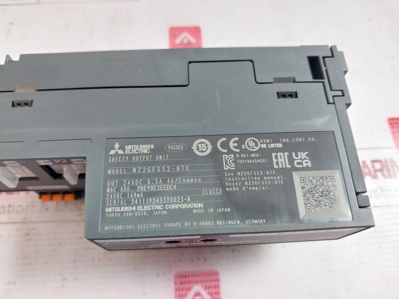 Mitsubishi Nz2Gfss2-8Te Cc-link Ie Field Safety Remote Digital Output Module