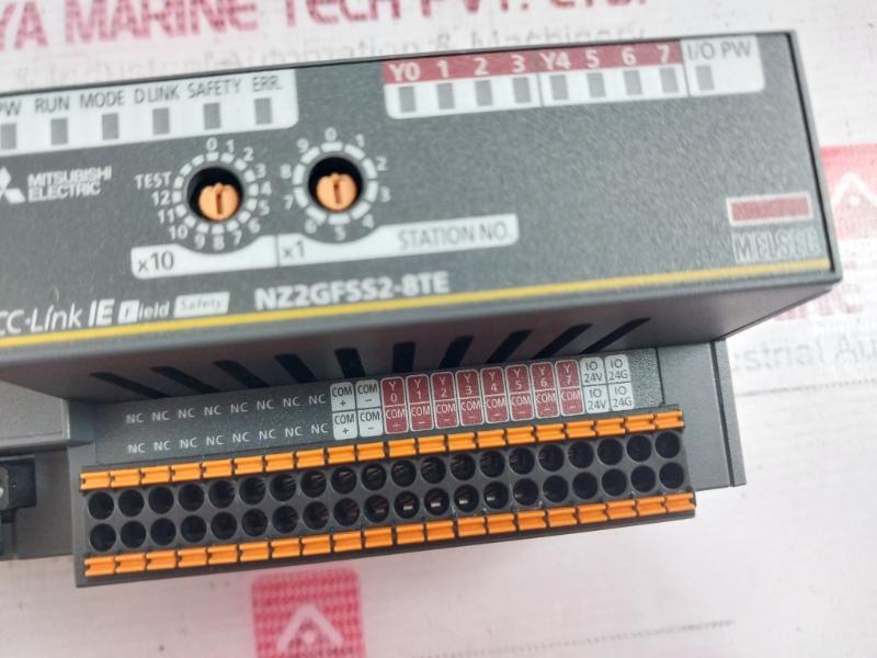 Mitsubishi Nz2Gfss2-8Te Cc-link Ie Field Safety Remote Digital Output Module