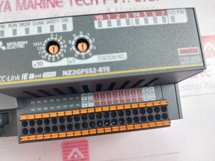 Mitsubishi Nz2Gfss2-8Te Cc-link Ie Field Safety Remote Digital Output Module