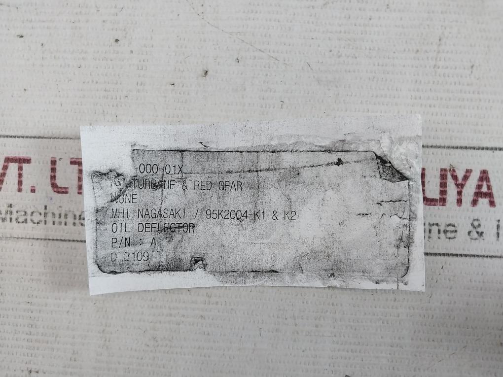 Mitsubishi Oil Deflector Set For Pinion Side N25-56K-d123-p 7D627001 D 3109