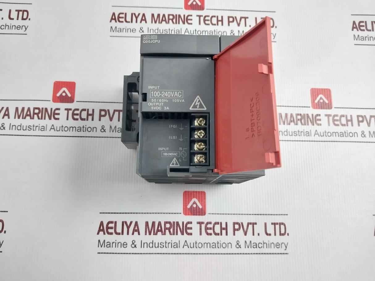 Mitsubishi Q00jcpu Power Supply And Cpu Module 100-240vac 50/60hz