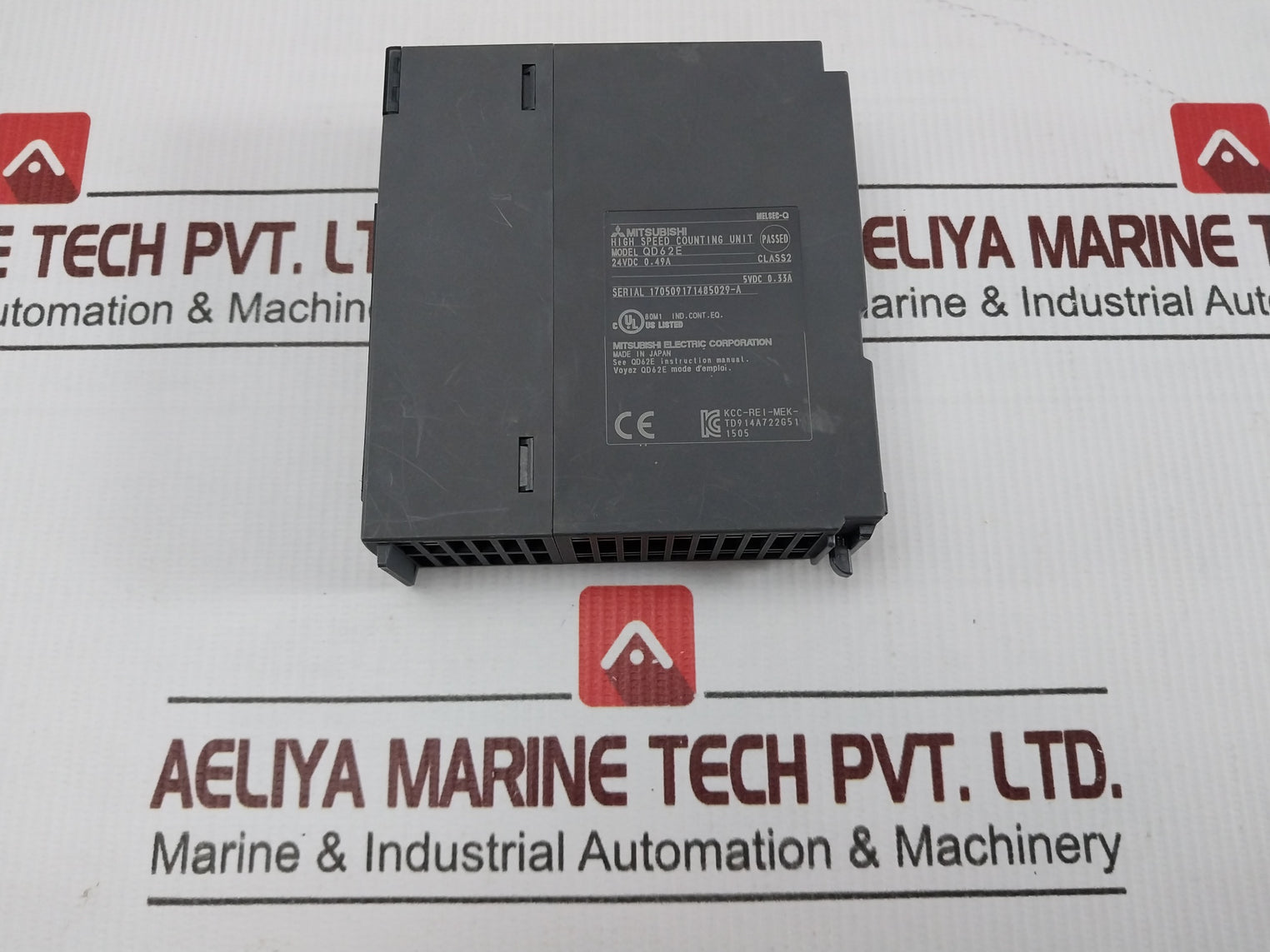 Mitsubishi Q38b Melsec-q Plc System Q00cpu Qx41 Qy41p Qd62e Base Unit 5vdc 0.07a