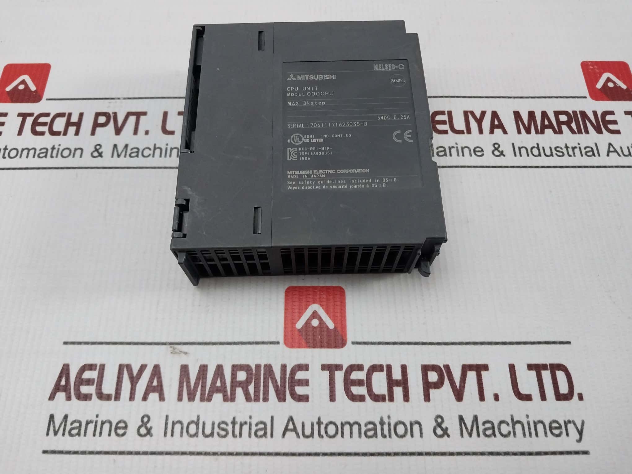 Mitsubishi Q38b Melsec-q Plc System Q00cpu Qx41 Qy41p Qd62e Base Unit 5vdc 0.07a