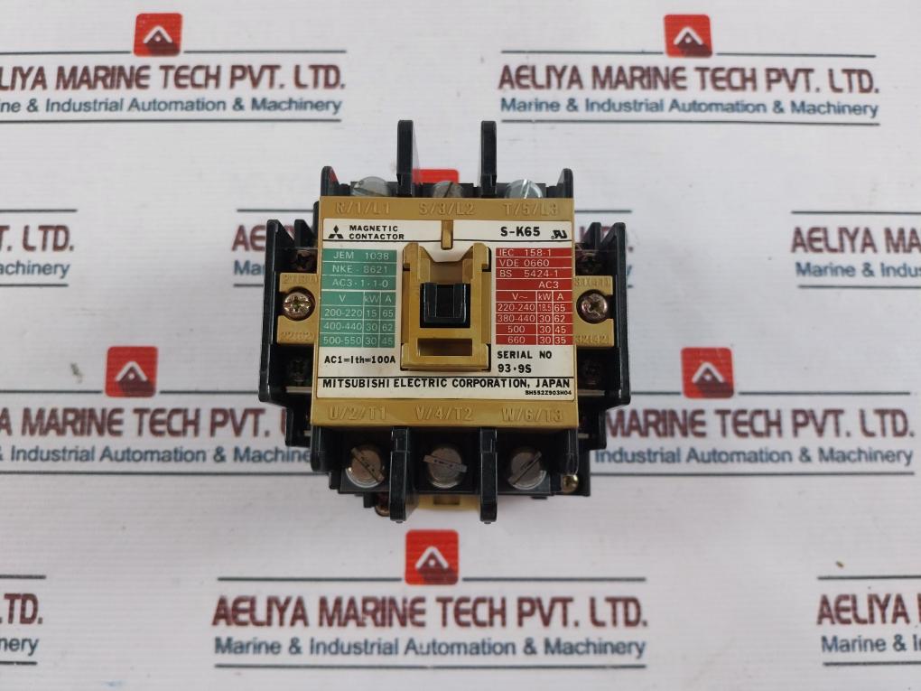 Mitsubishi S-k65 Magnetic Contactor 50/60Hz