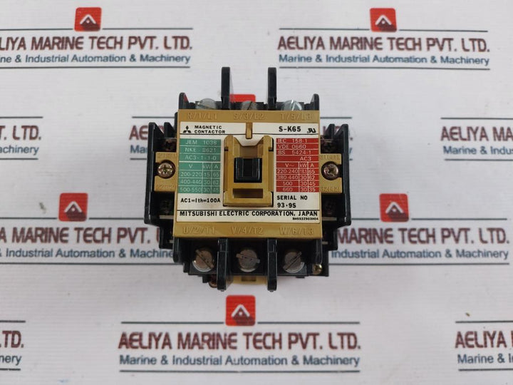 Mitsubishi S-k65 Magnetic Contactor 50/60Hz