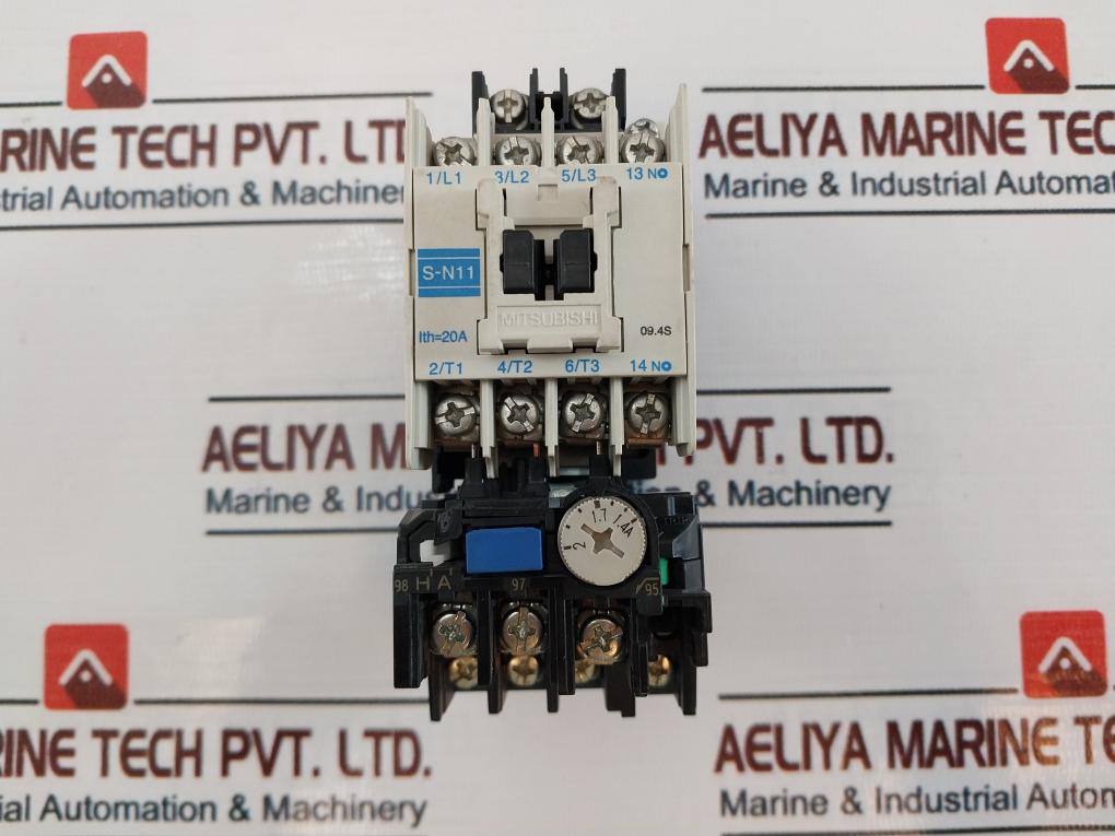 Mitsubishi S-n11 Magnetic Contactor 20A 100-110V 60Hz