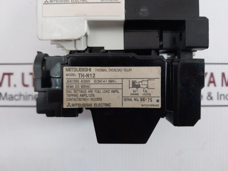 Mitsubishi S-n12 Magnetic Contactor Th-n12 Thermal Overload Relay 690V