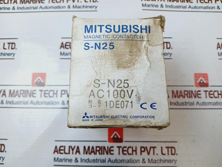 Mitsubishi S-n25 Magnetic Contactor 50A 100-110V 60Hz