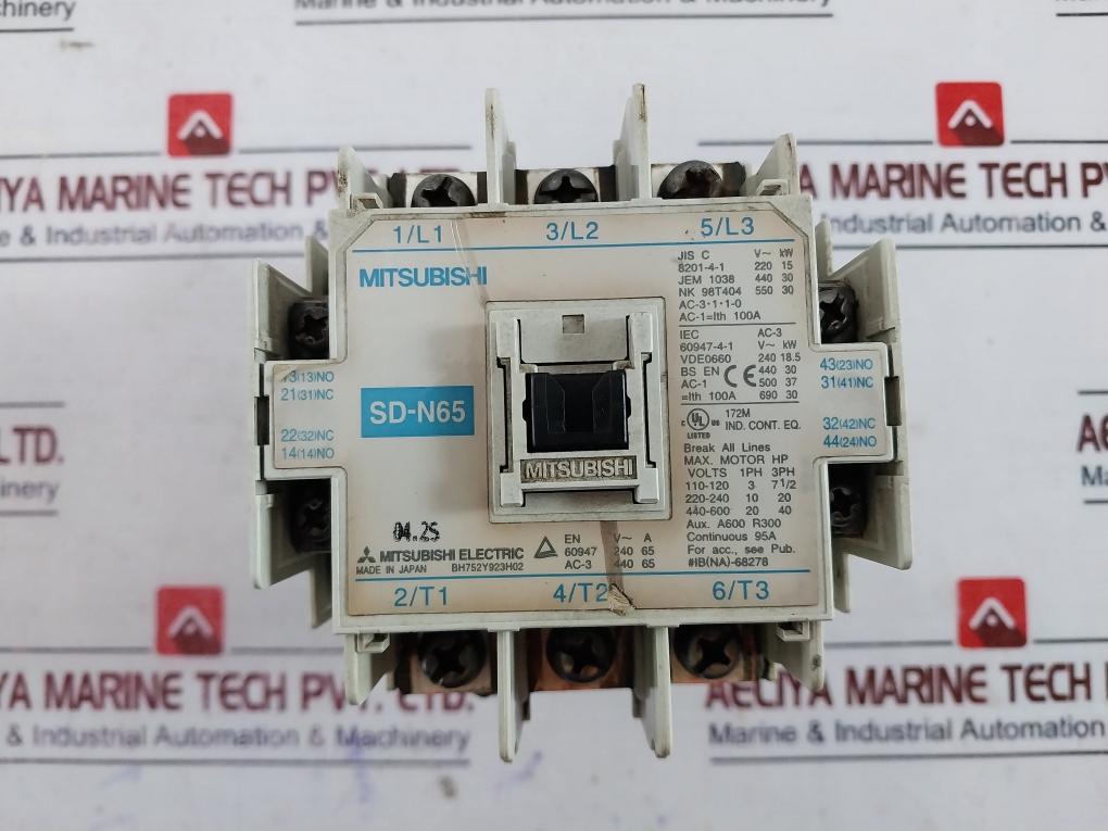 Mitsubishi Sd-n65 Magnetic Contactor
