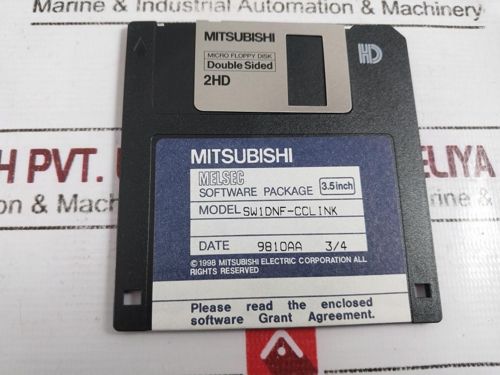 Mitsubishi Sw1Dnf-cclink Software Package 3.5 Inch Disk Bd999C063H08