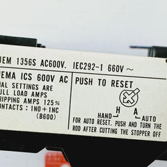 Mitsubishi Th-k20Ta Thermal Overload Relay (B600)