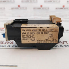 Mitsubishi Th-k20 Thermal Overload Relay 6.6A Bh535Z906H02 600V