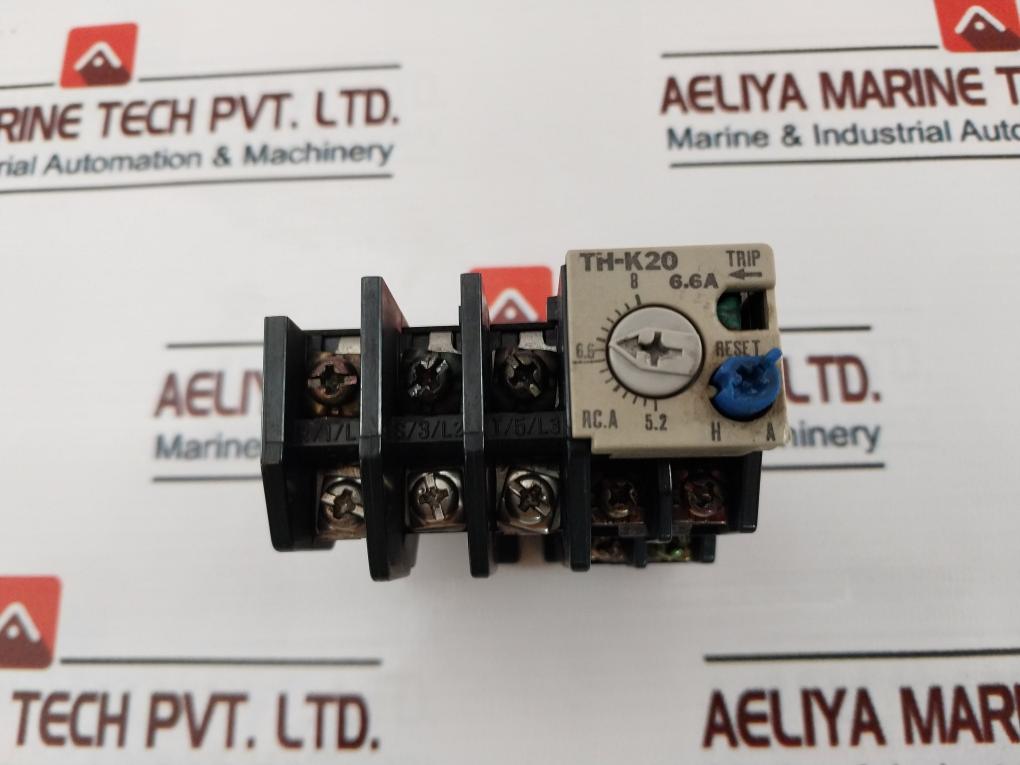 Mitsubishi Th-k20 Thermal Overload Relay 6.6A Bh535Z906H02 600V