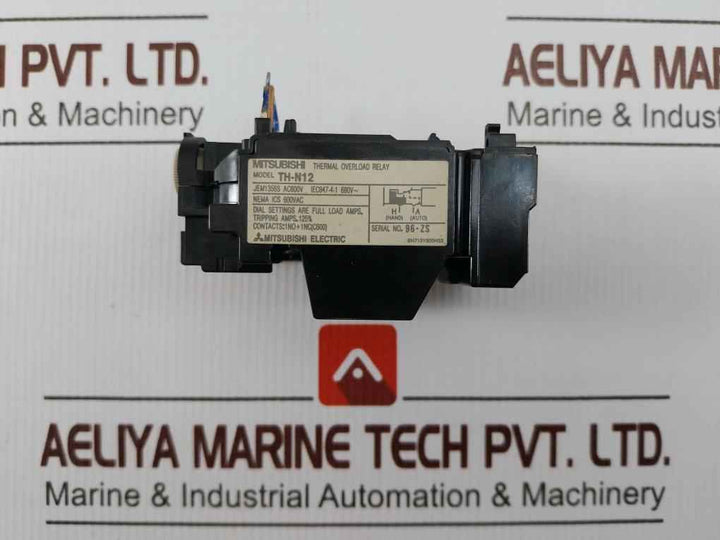 Mitsubishi Th-n12 Thermal Overload Relay 690V