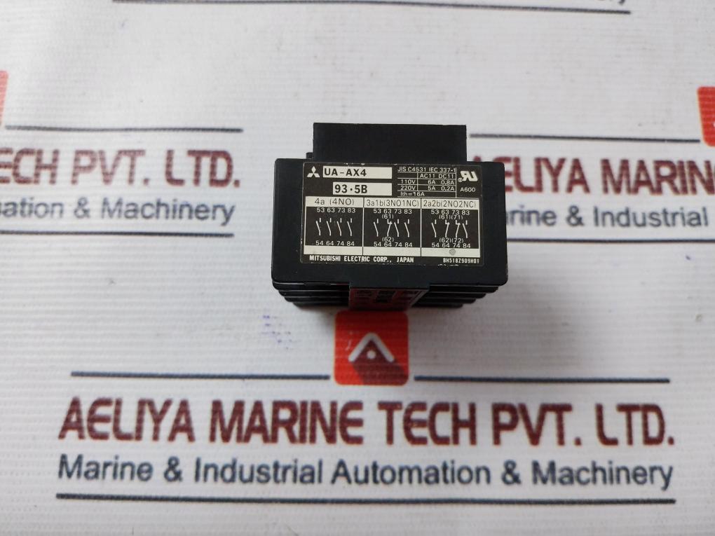 Mitsubishi Ua-ax4 Auxiliary Contact Block