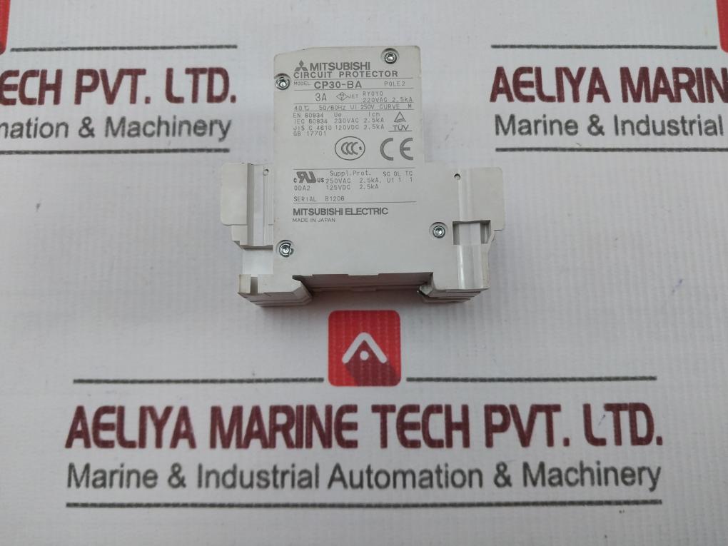 Mitsubishi Electric Cp30-ba Circuit Protector 2-pole 250Ac