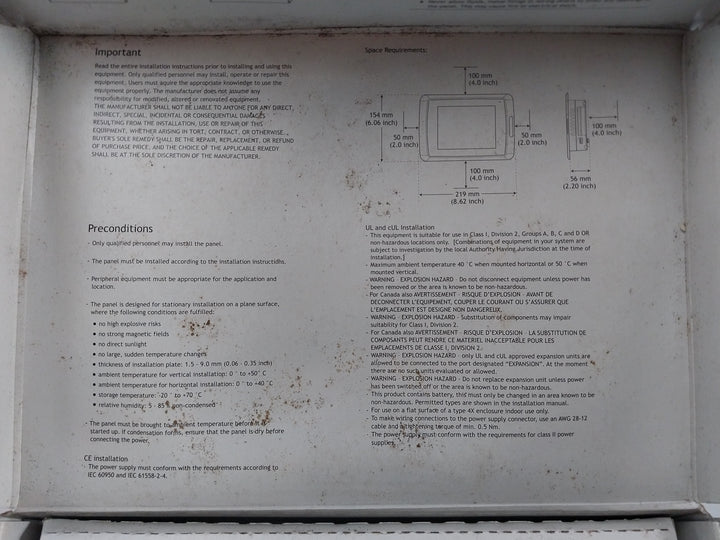 Mitsubishi Electric E1071 Graphic Touch Hmi