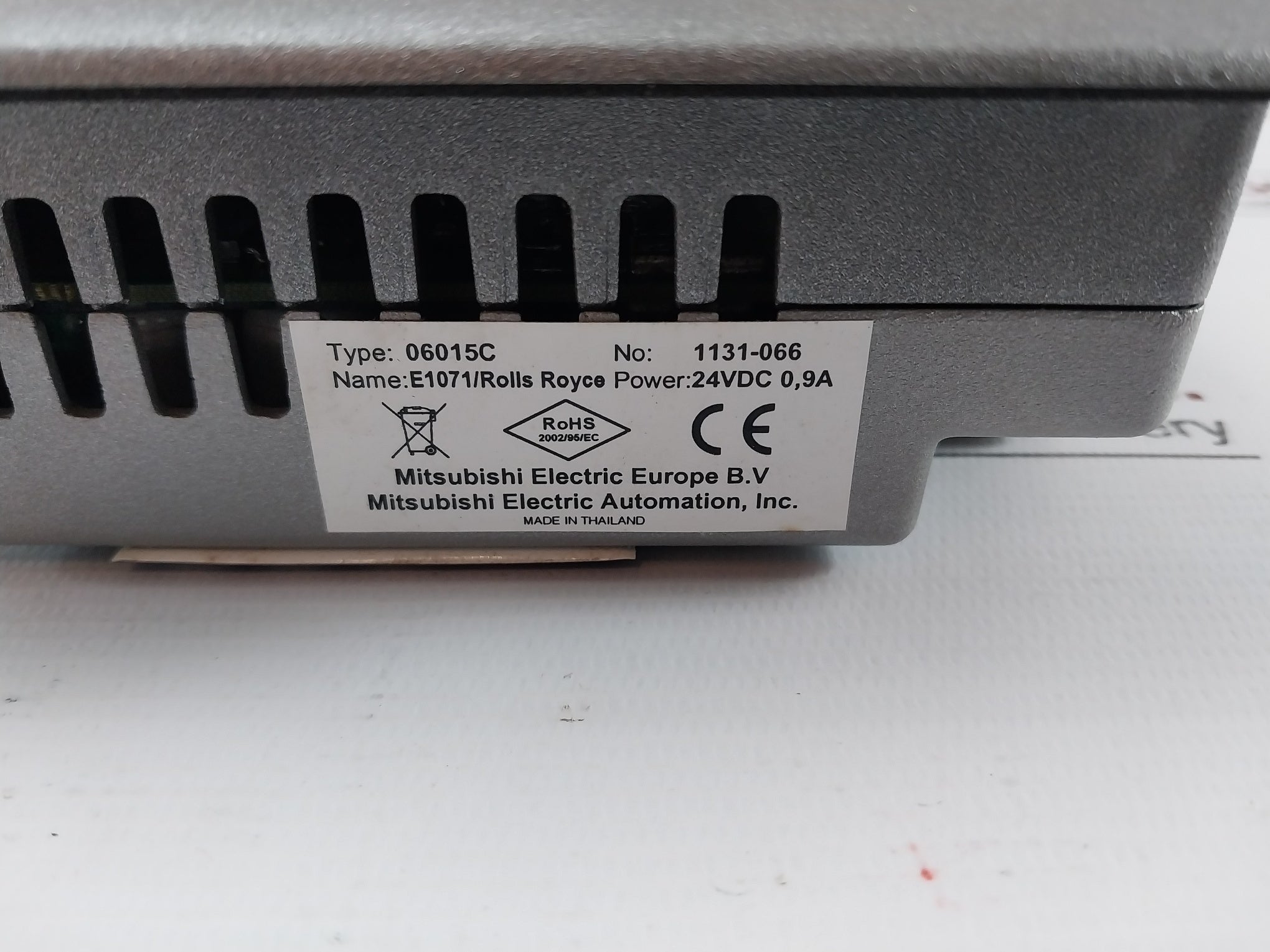 Mitsubishi Electric E1071 Graphic Touch Hmi