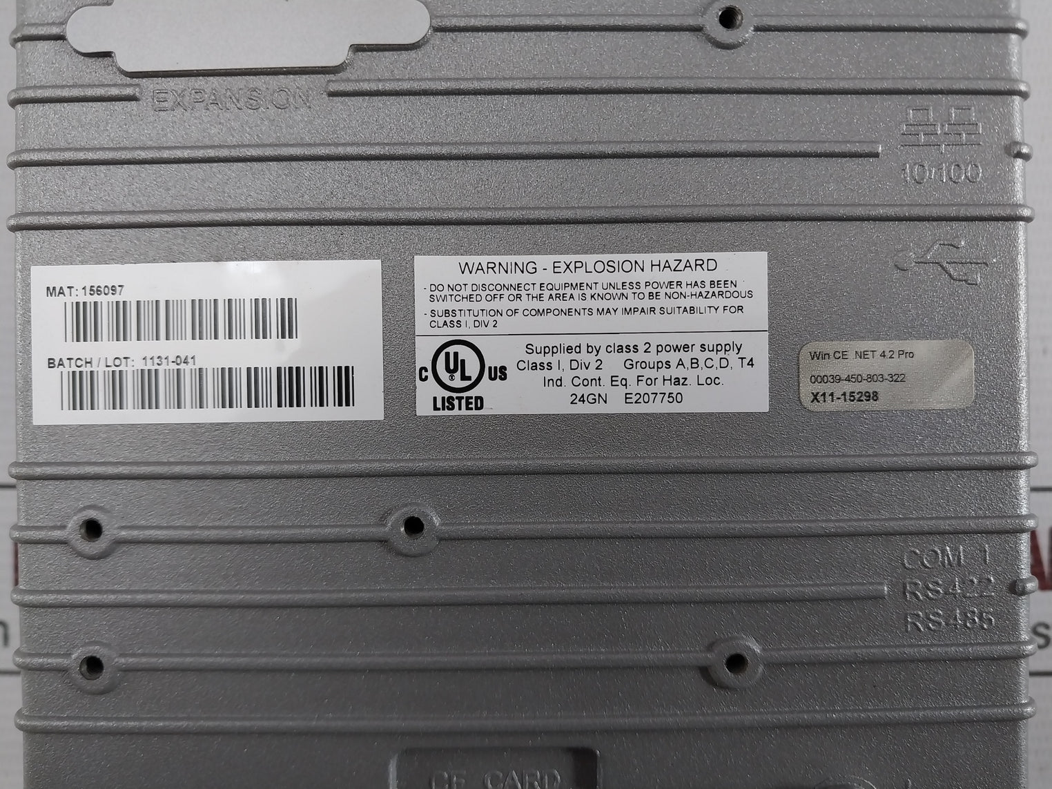 Mitsubishi Electric E1071 Graphic Touch Hmi