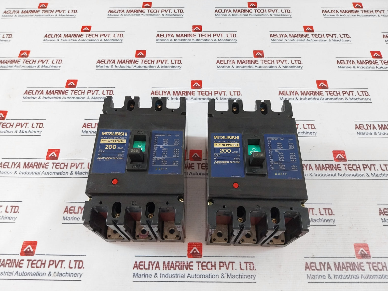 Mitsubishi Electric NF225-SH No-Fuse Circuit Breaker 200Amp 660V