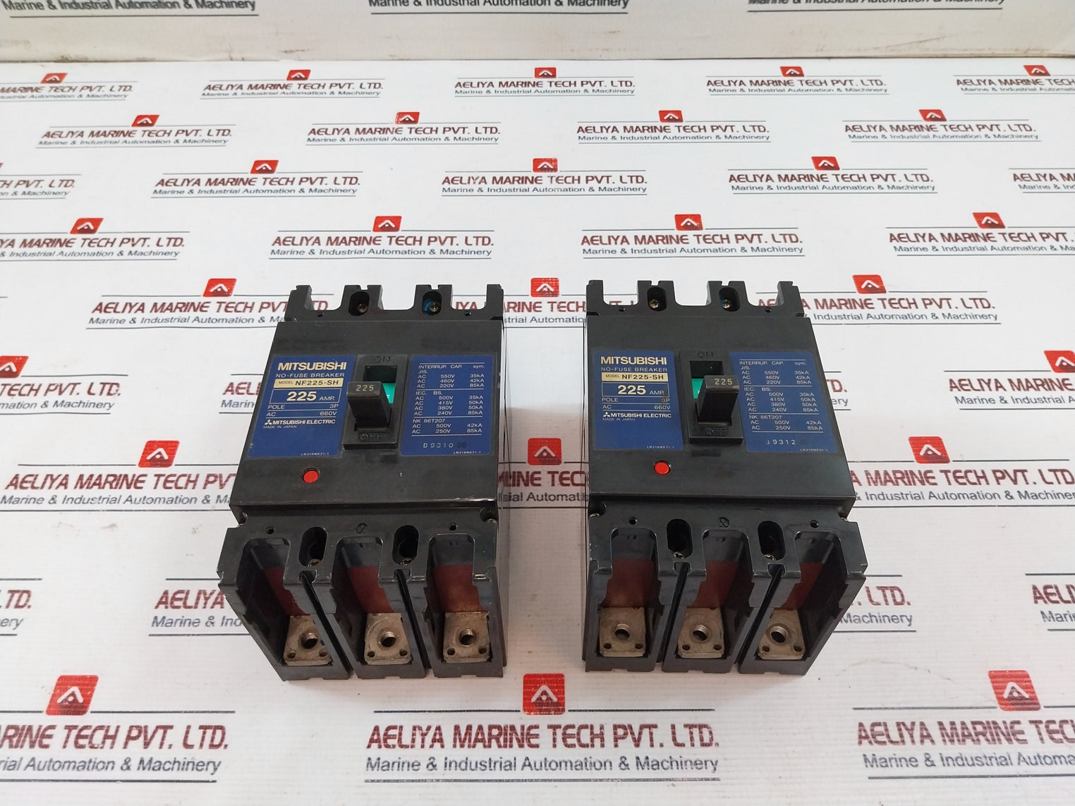 Mitsubishi Electric NF225-SH No-Fuse Circuit Breaker 225Amp 660V 3-Pole