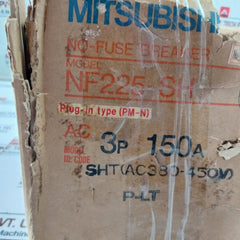 Mitsubishi Electric Nf225-sh No-fuse Breaker 150A 3-pole 660V Ac