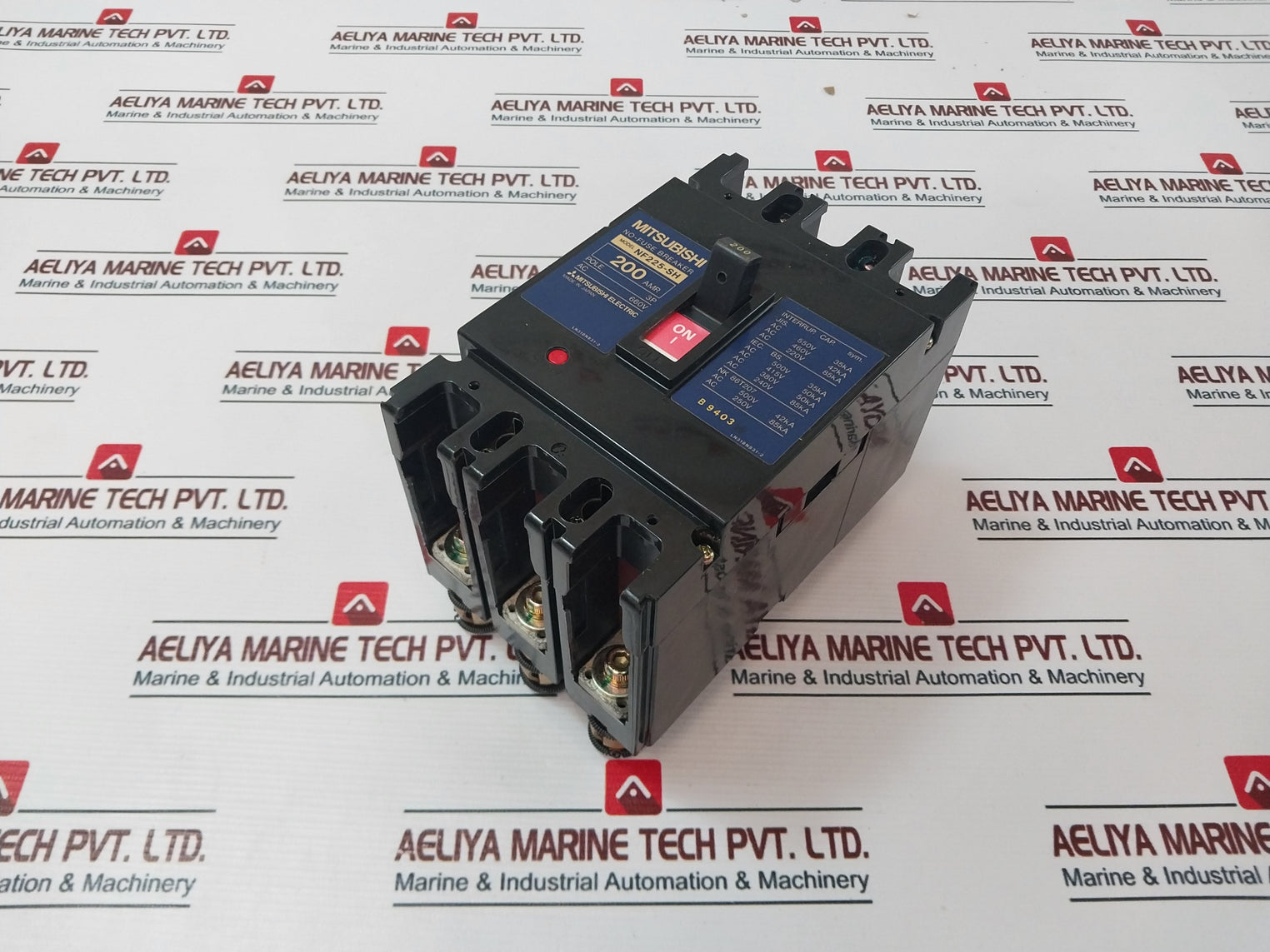 Mitsubishi Electric Nf225-sh No-fuse Breaker 200 Amp Ac 660V