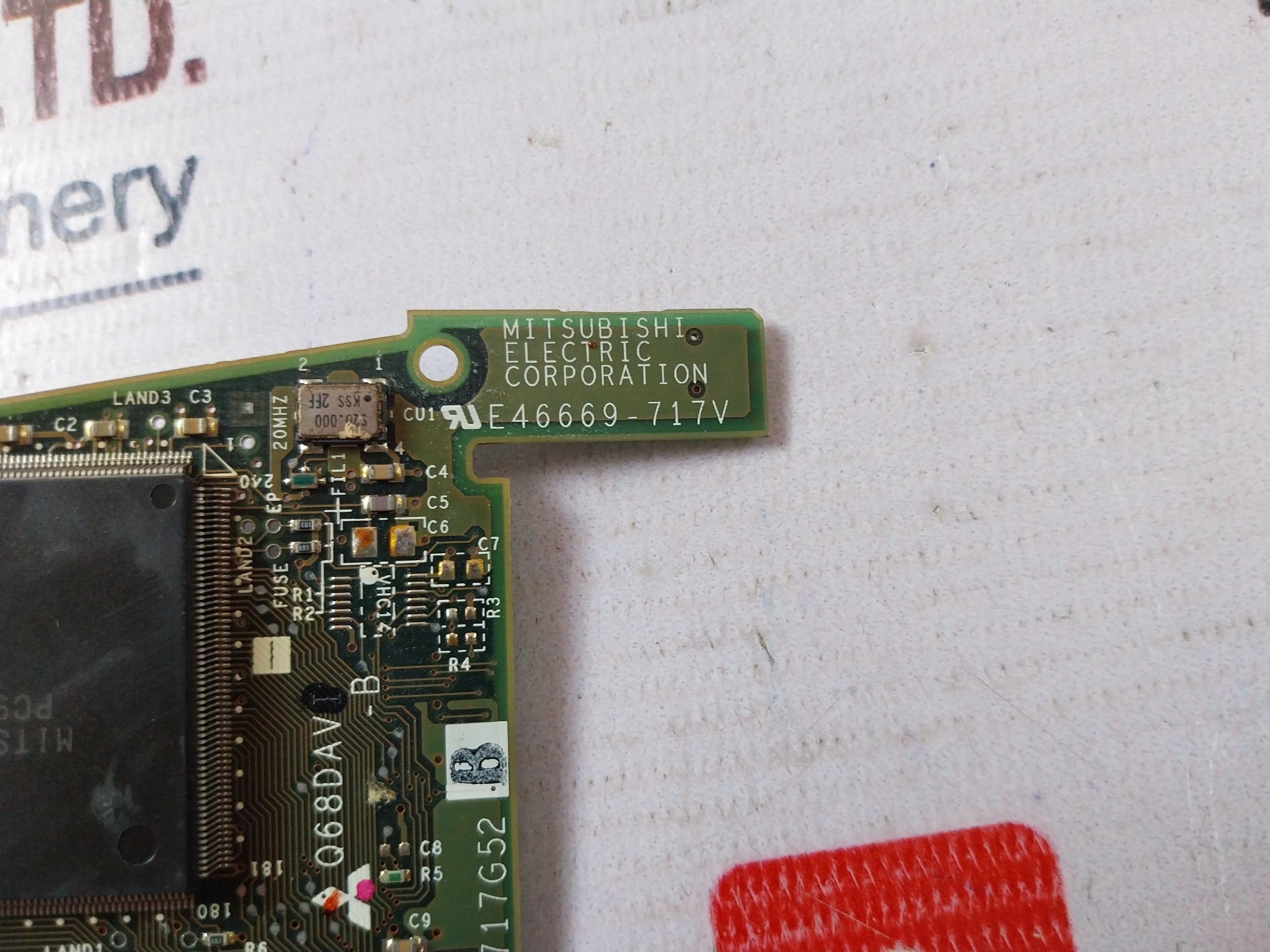 Mitsubishi Electric Q68Dav Printed Circuit Board 