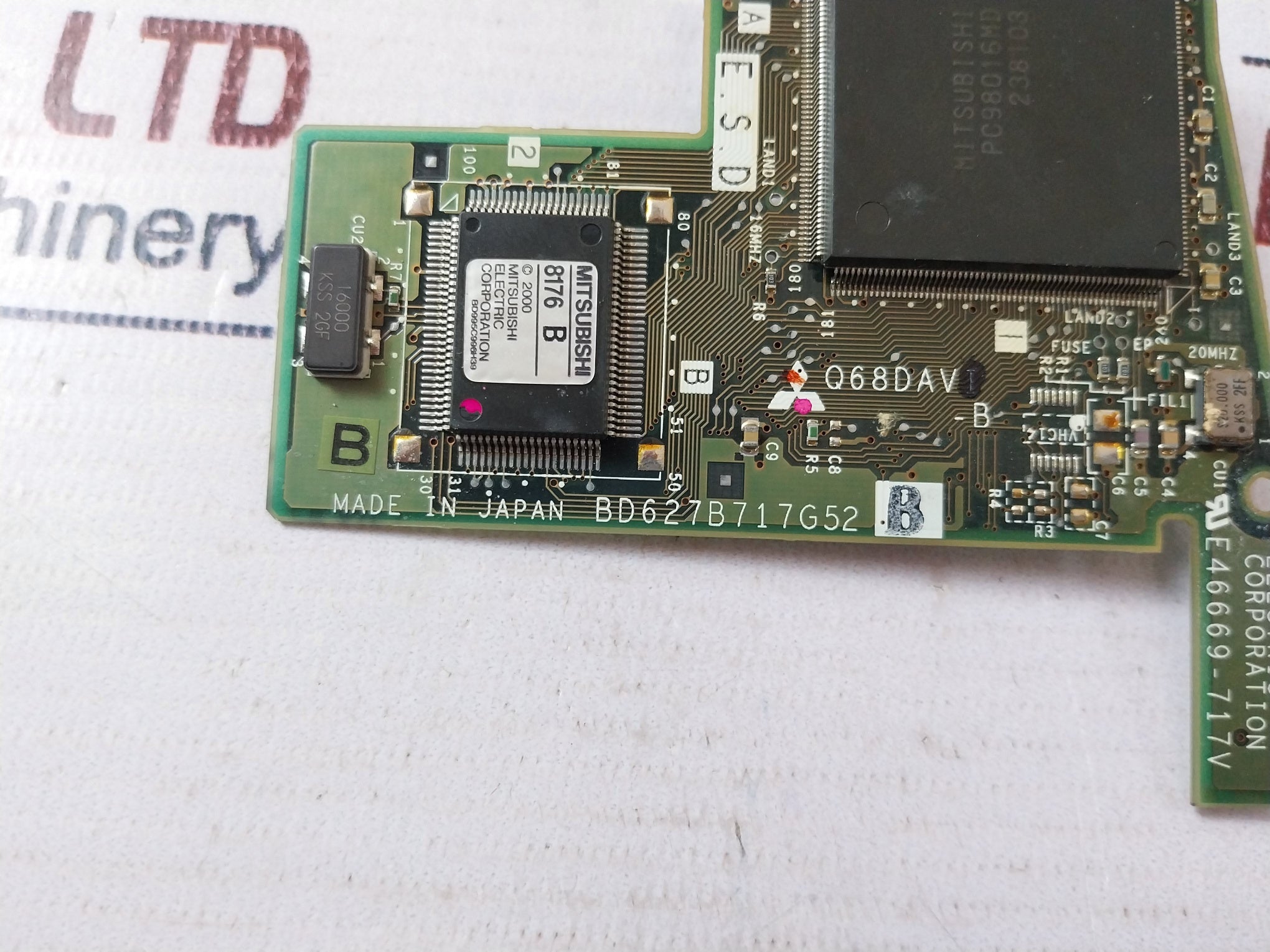 Mitsubishi Electric Q68Dav Printed Circuit Board 
