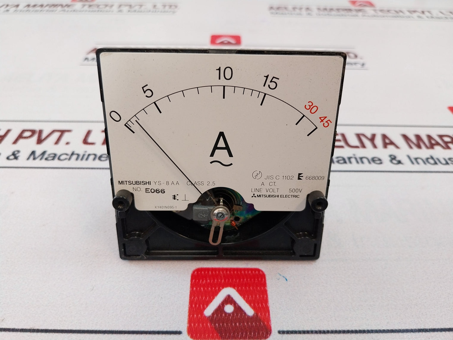 Mitsubishi Electric Ys-8aa Panel Meter 0-15/45a 500v