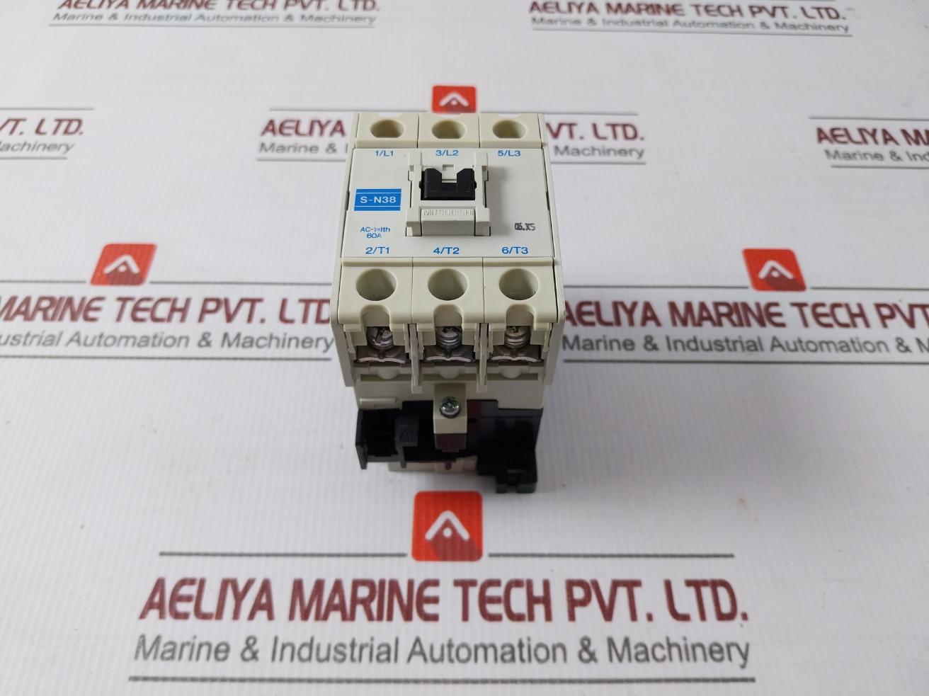 Mitsubishi S-n38 Magnetic Contactor 60A/200–220V/50-60Hz