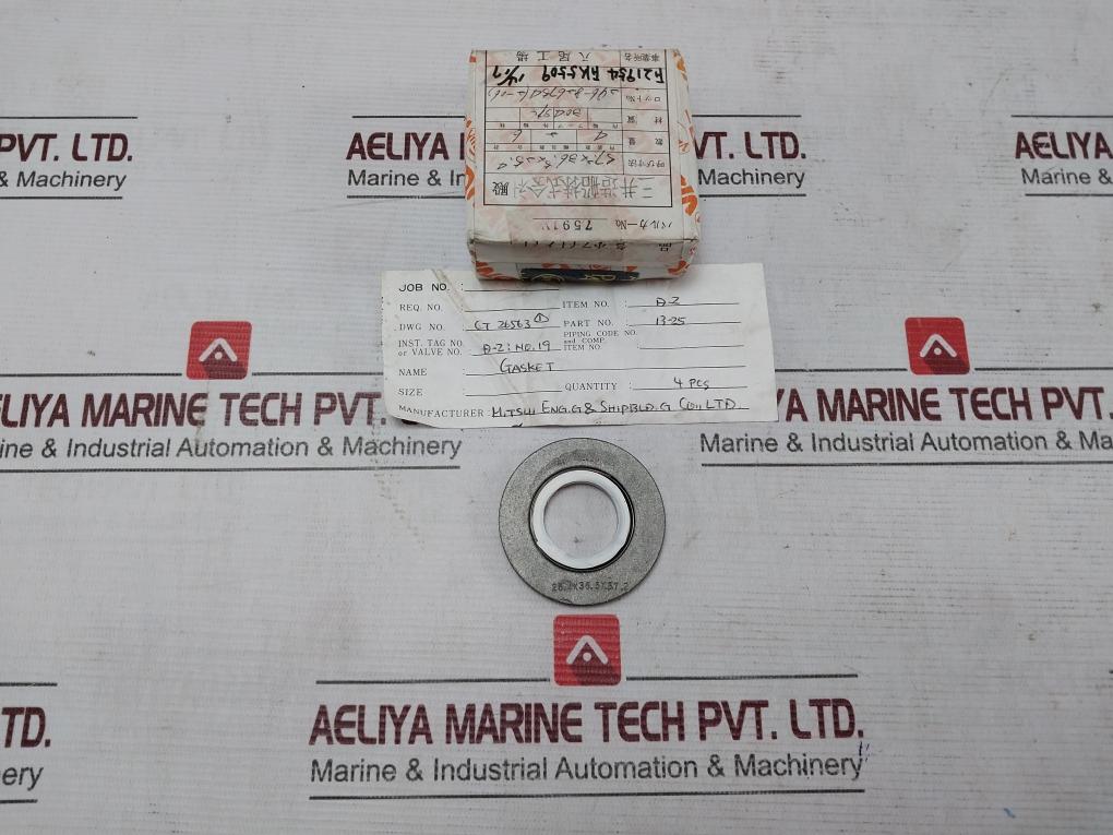 Mitsui 13-25 Spiral Wound Gasket 25.4 X 36.5 X 57.2