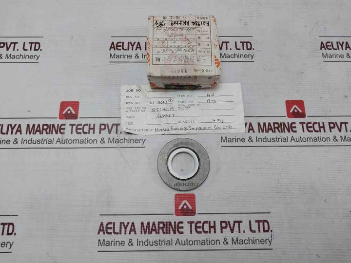 Mitsui 13-25 Spiral Wound Gasket 25.4 X 36.5 X 57.2