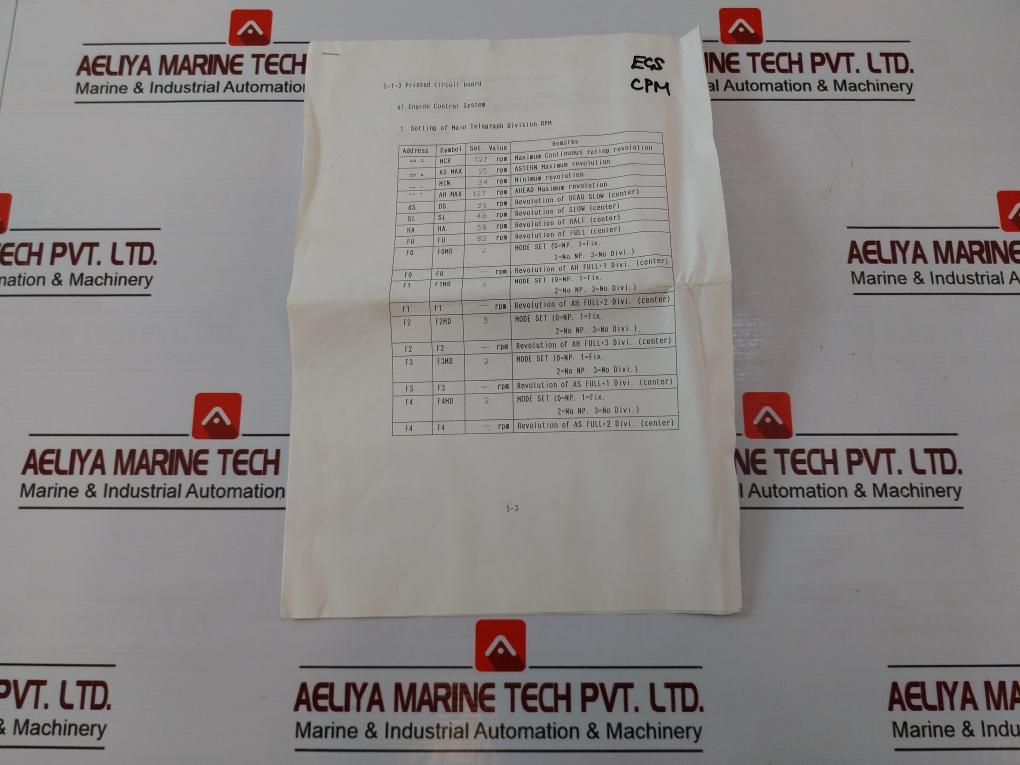 Mitsui Cpm-a 1-0913 Printed Circuit Board