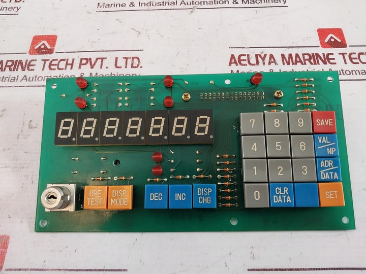 Mitsui Pnl-2-b Display Keyboard Printed Circuit Board