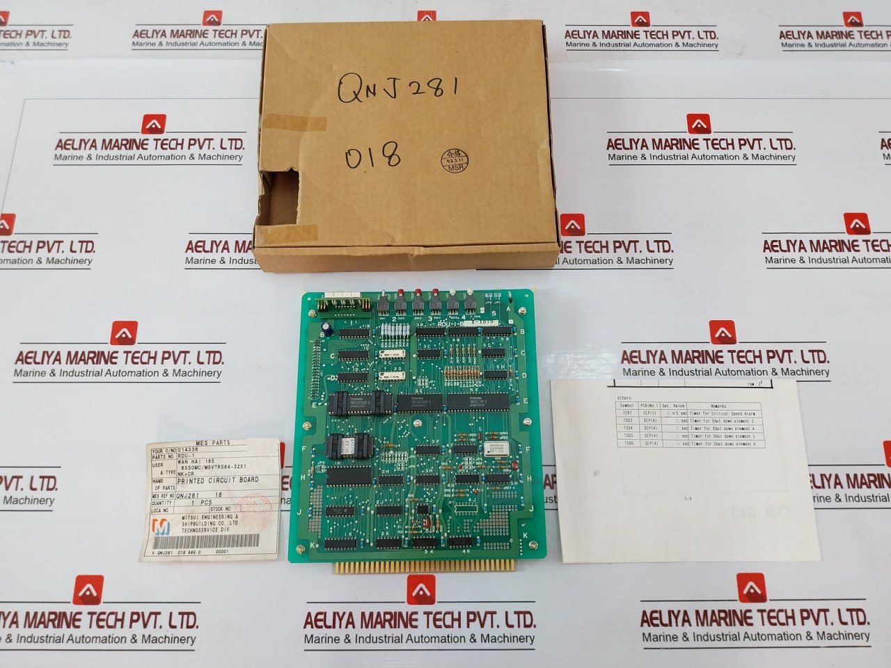 Mitsui Rdu-2-b 1-1079 Printed Circuit Board Rdu-2B Rdu-1-b 1-1079