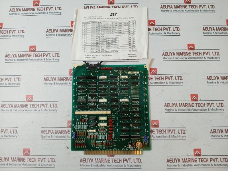 Mitsui Sep-c1-1072 Pcb For Engine Protecting System